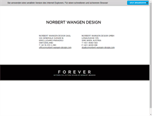 Tablet Screenshot of norbert-wangen-design.com